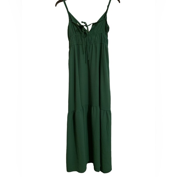 Women’s Maxi Dress Dark Green Size Small - Picture 3 of 5